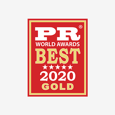PR Wolrd Awards Best 2020 Gold - 2